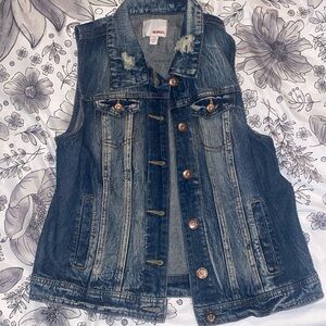 Bongo Jean vest women’s size medium